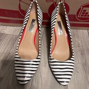 INC international concepts stripe and red heels